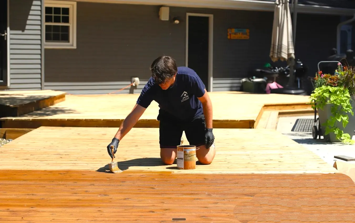 Deck restoration in Edina